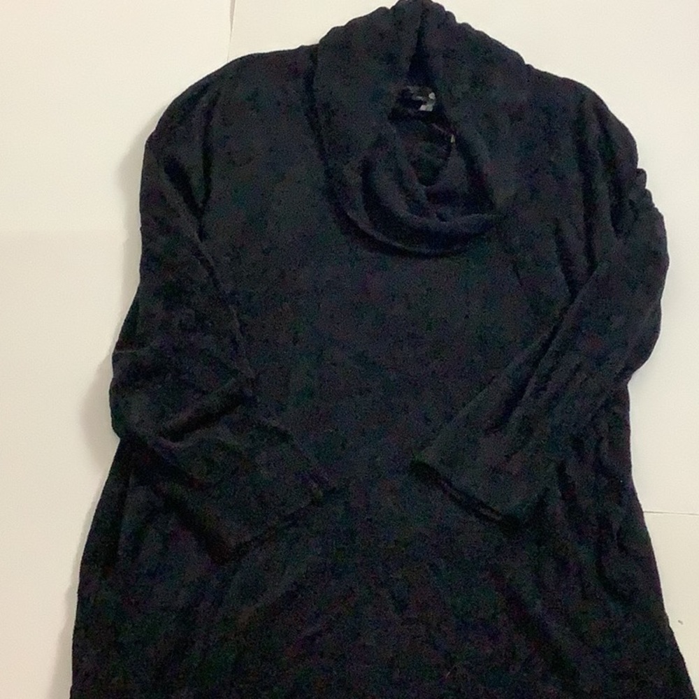 Barefoot Dreams Cozy Chic UltraLite Coastal Cowl Neck Tunic Preppy Casual Grunge - Picture 7 of 7